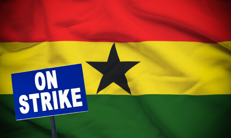Strike in Tema Ghana