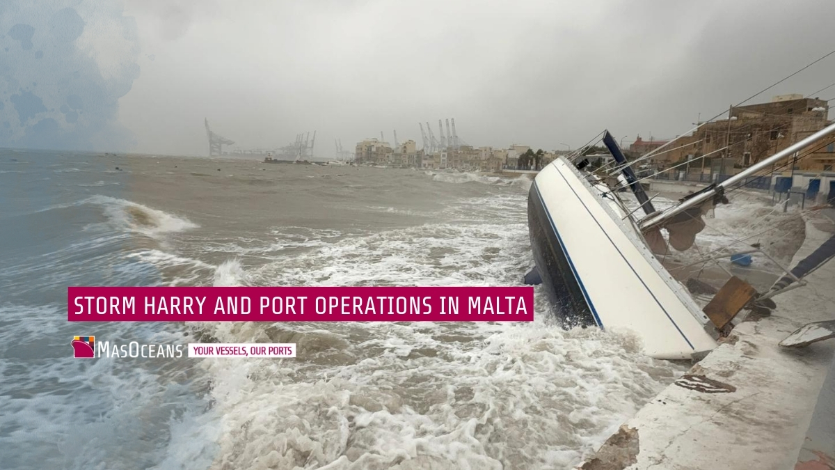 Storm Harry and Port Operations in Malta - MasOceans